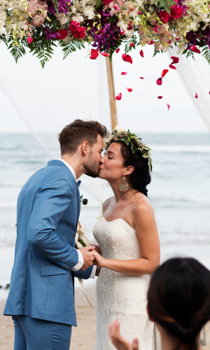 Wedding ceremony on the beach